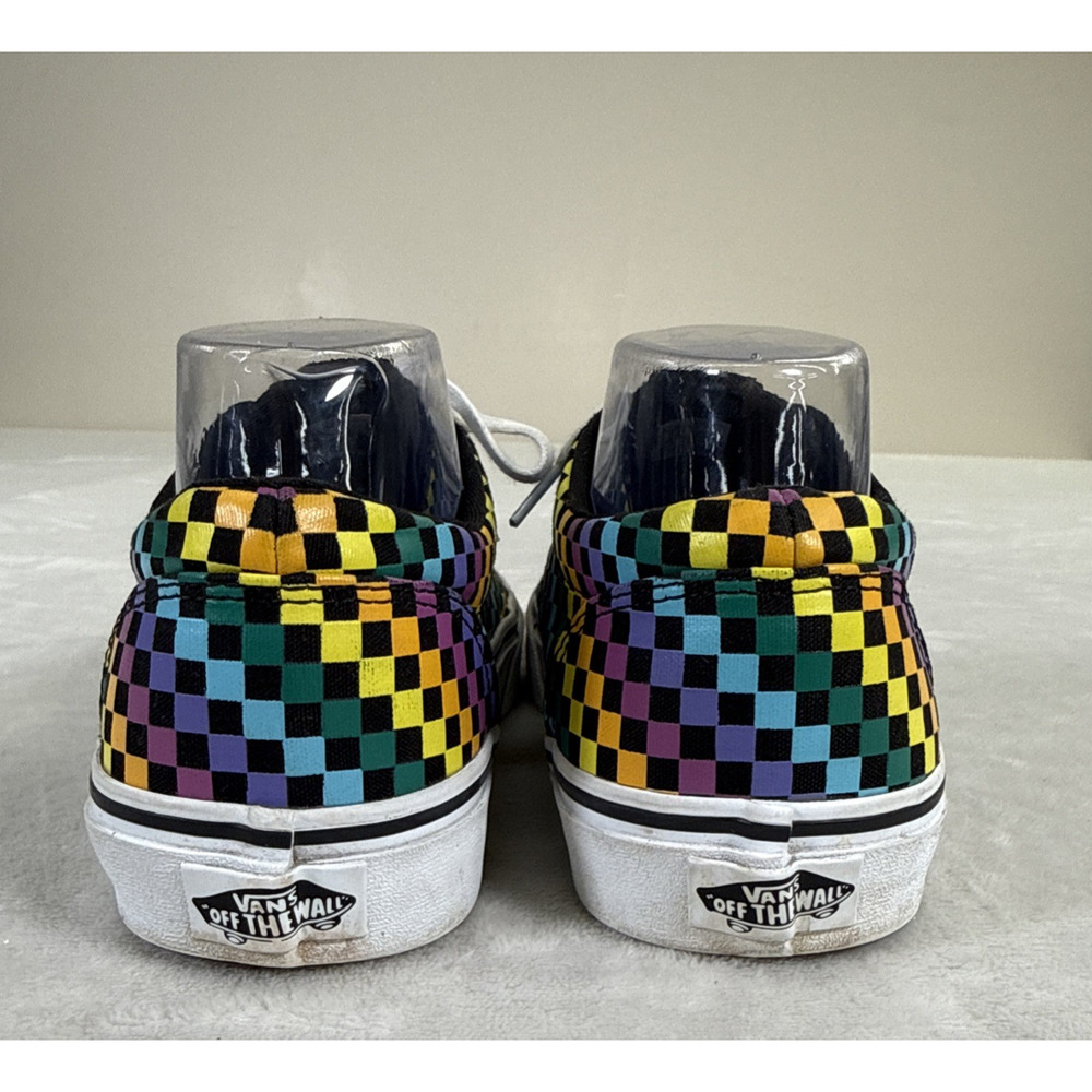 Vans Doheny Rainbow Mini Checkered Canvas Sneakers Women's Size 8.5 Bnfts Chrty - Picture 8 of 16